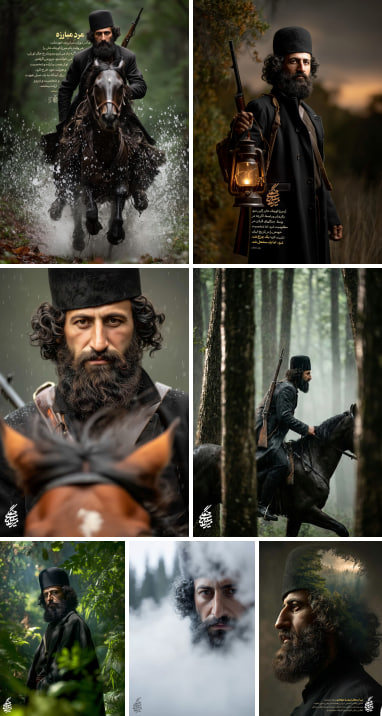 مجموعه لوح مرد هویت و اراده و مبارزه